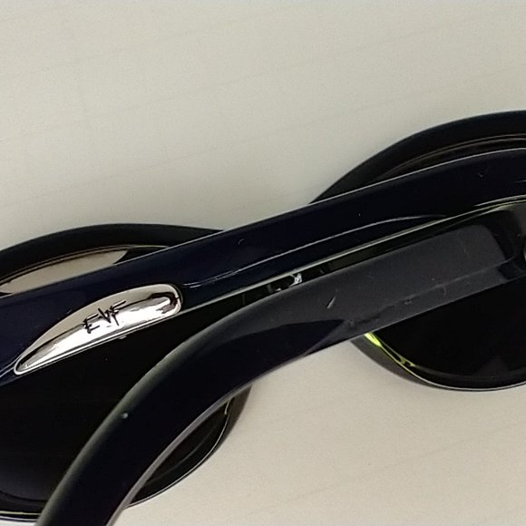 Von Furstenberg Women's Blue/Green Sunglasses Made in Italy CE - Picture 5 of 11